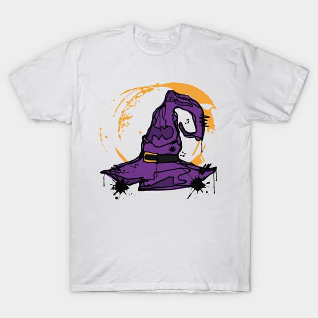 Witch hat sketch T-Shirt by linespace-001